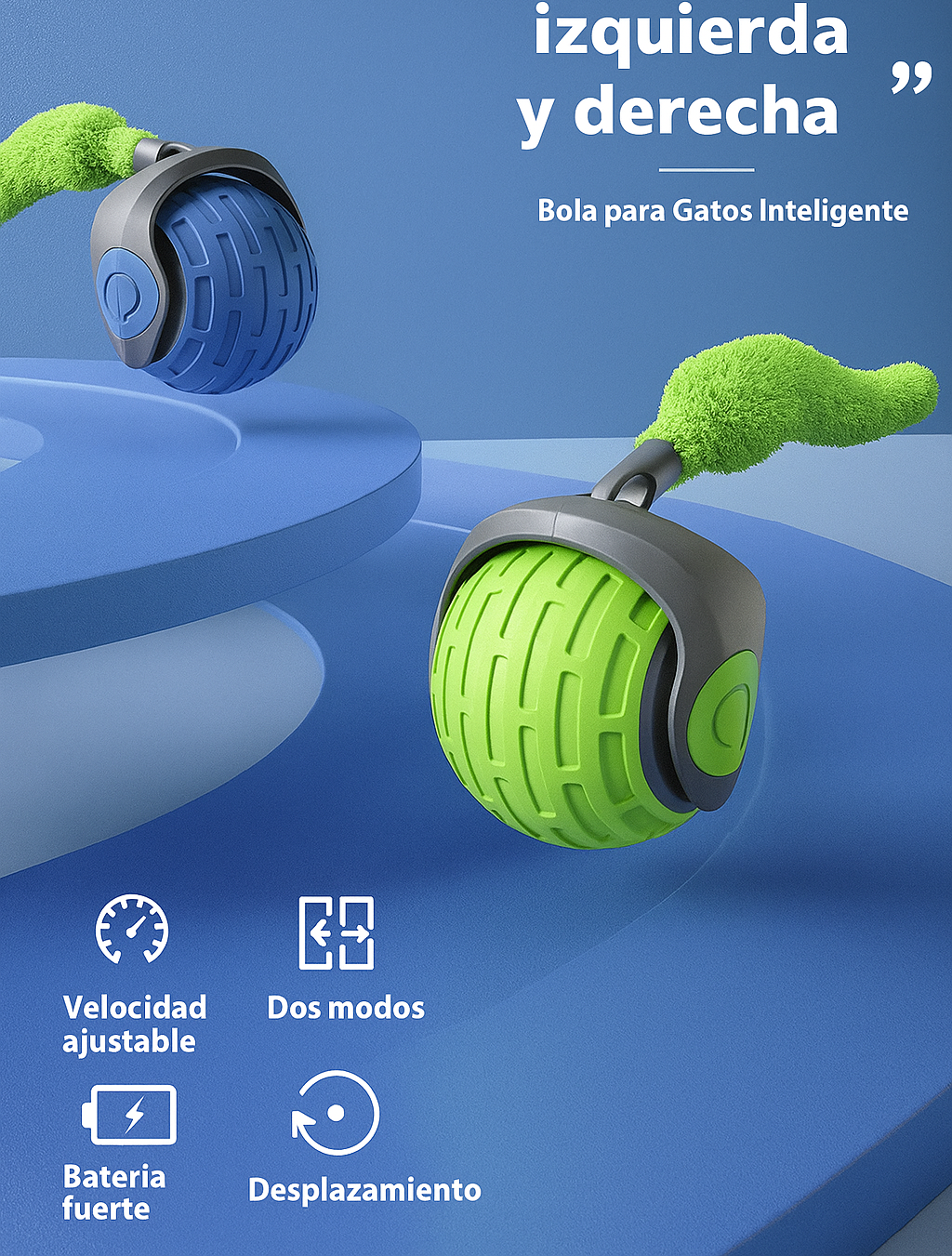 Pelota de juguete para mascotas Speedy Tail