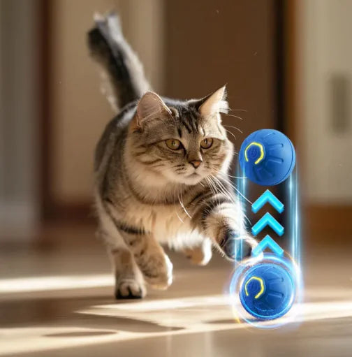 Pelota interactiva para perros y gatos